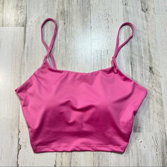 Swim Top Large Spaghetti Strap Padded Cups - Picture 1 of 4